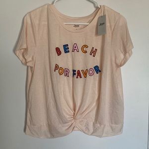 NWT. Size Large Jenni crop top.